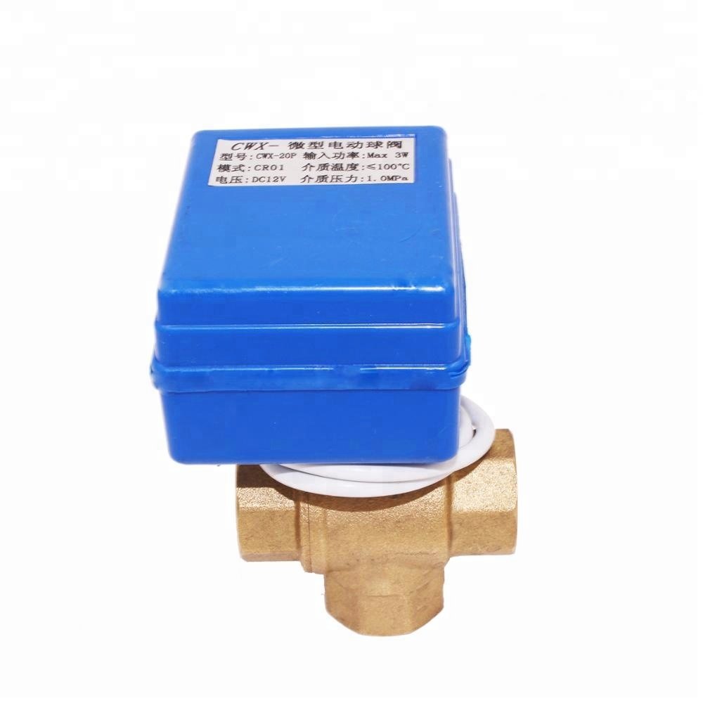 New Product Miniature Electric Ball Valve with ultra Small Motorized Actuator for Scaling Pipe System