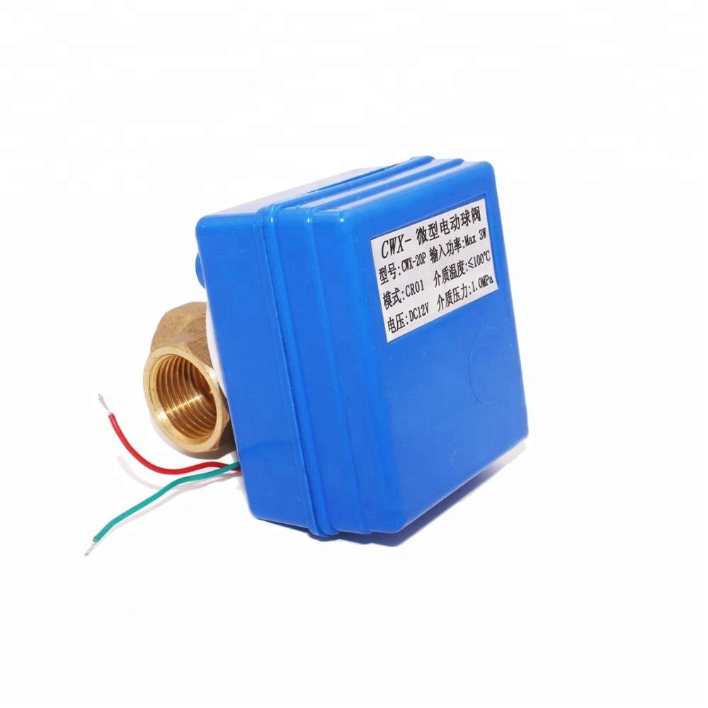 New Product Miniature Electric Ball Valve with ultra Small Motorized Actuator for Scaling Pipe System