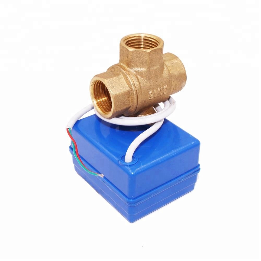 New Product Miniature Electric Ball Valve with ultra Small Motorized Actuator for Scaling Pipe System