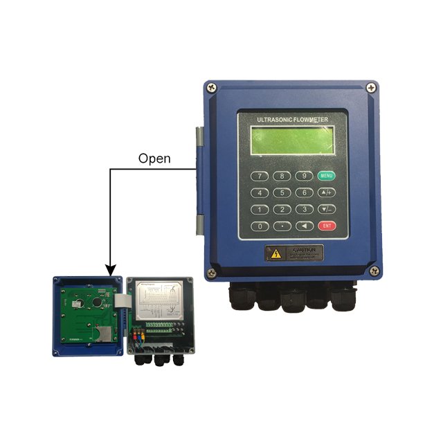 Yheng TUF-2000B Clamp On Ultrasonic Heat Meter RS485 Fixed Ultrasonic Flow Meter Flowmeter For Sale