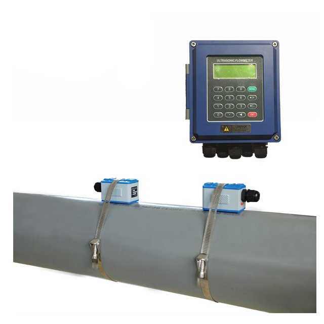 Yheng TUF-2000B Clamp On Ultrasonic Heat Meter RS485 Fixed Ultrasonic Flow Meter Flowmeter For Sale