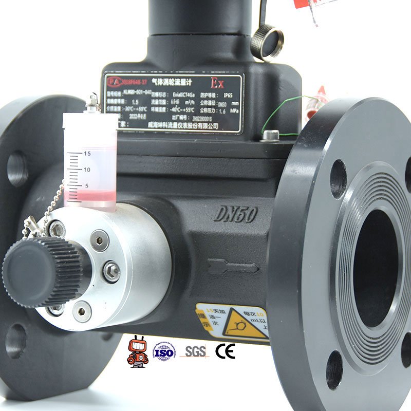 Factory Wholesale Digital Display Natural Gas Flow Meter OEM Customized Wind Compressed Air Gas Turbine Flow Meter