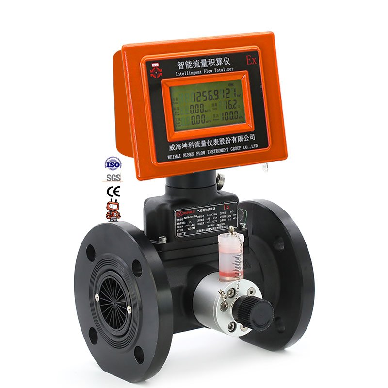 Factory Wholesale Digital Display Natural Gas Flow Meter OEM Customized Wind Compressed Air Gas Turbine Flow Meter