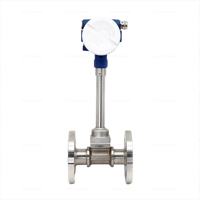Flange Type Digital lpg Gas Flow Meter Compressed air Precession vortex Flowmeter with 4-20ma Output