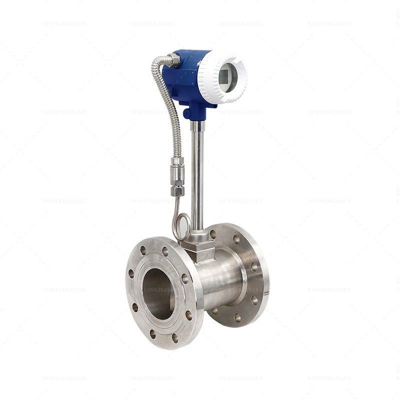 Flange Type Digital lpg Gas Flow Meter Compressed air Precession vortex Flowmeter with 4-20ma Output
