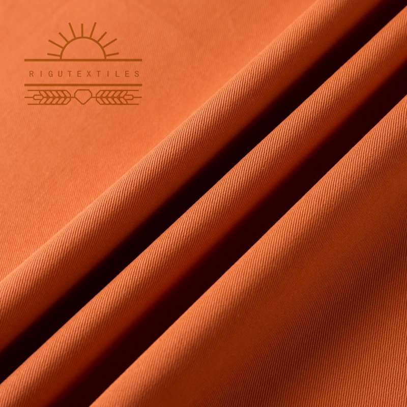 RIGU Textiles CVC TC Polyester Cotton Lolis Fabric 230gsm Twill Poly Linen Air Flow Crepe Lolis Fabric