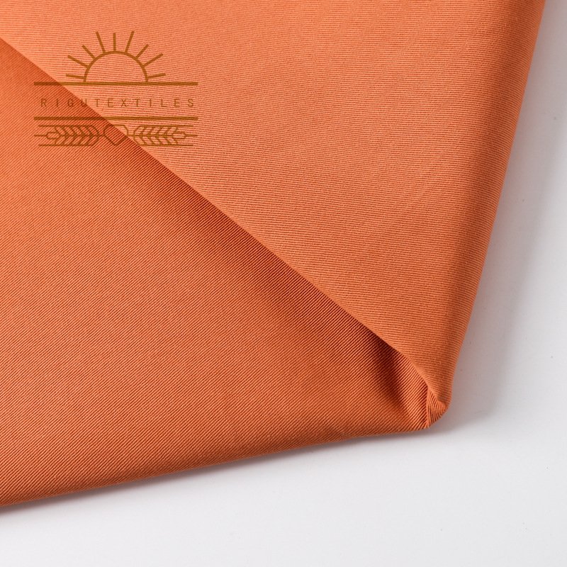 RIGU Textiles CVC TC Polyester Cotton Lolis Fabric 230gsm Twill Poly Linen Air Flow Crepe Lolis Fabric