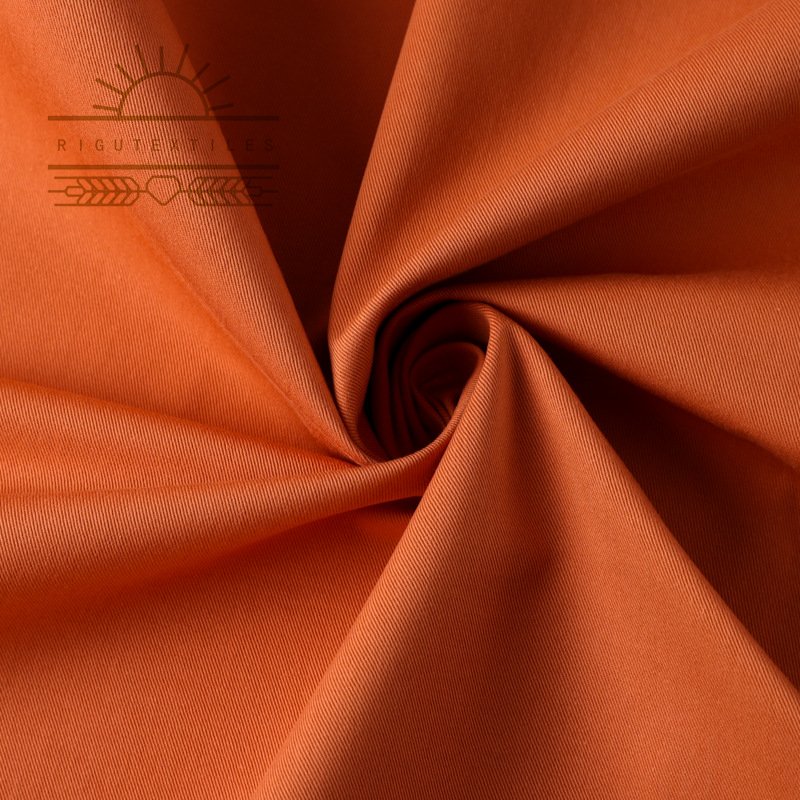 RIGU Textiles CVC TC Polyester Cotton Lolis Fabric 230gsm Twill Poly Linen Air Flow Crepe Lolis Fabric