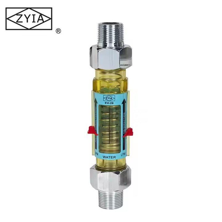High Accuracy EV Series Plastic Tube Type Gas Flow Meter Natural Variable Range air PSU Flowmeter Rotameter
