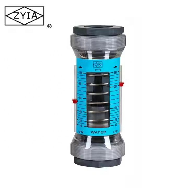 High Accuracy EV Series Plastic Tube Type Gas Flow Meter Natural Variable Range air PSU Flowmeter Rotameter