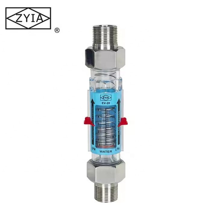 High Accuracy EV Series Plastic Tube Type Gas Flow Meter Natural Variable Range air PSU Flowmeter Rotameter
