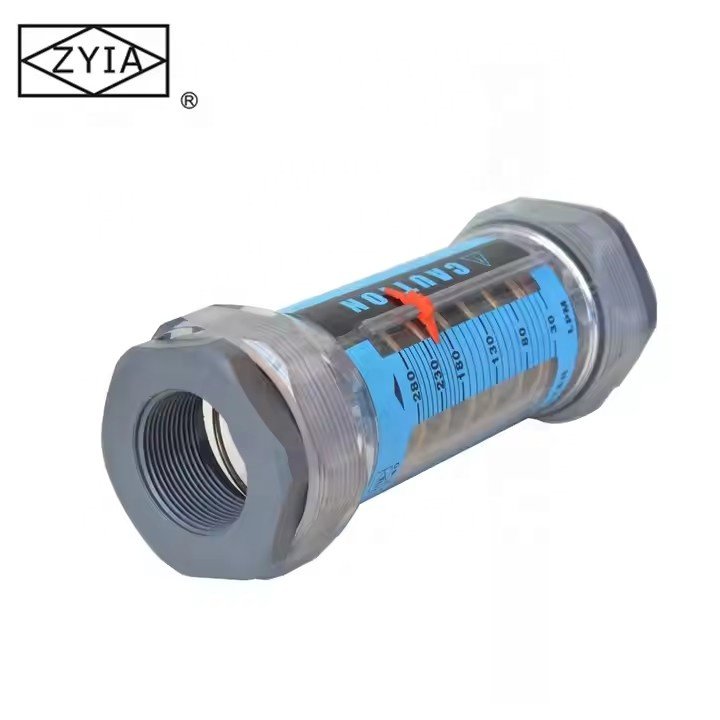 High Accuracy EV Series Plastic Tube Type Gas Flow Meter Natural Variable Range air PSU Flowmeter Rotameter
