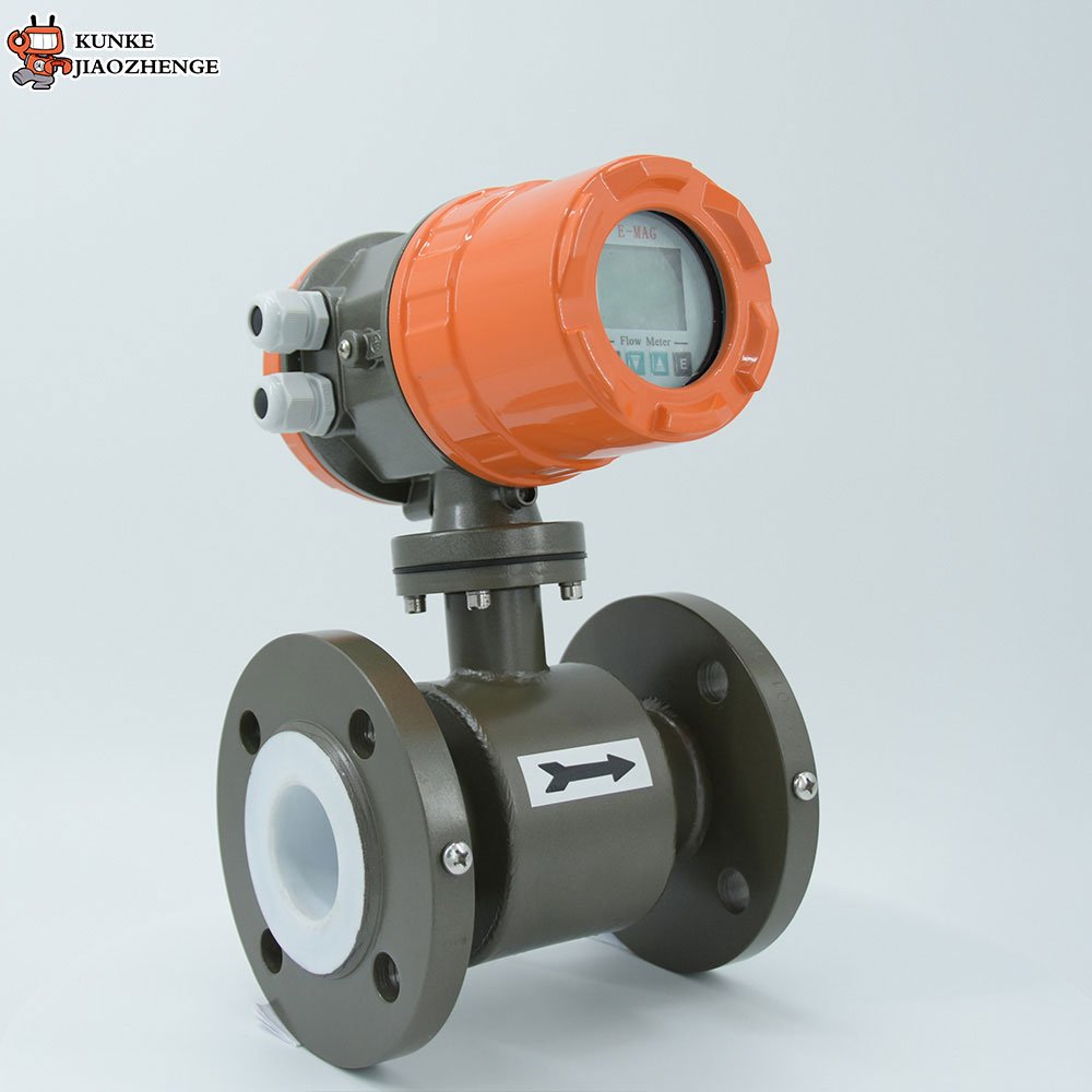 DN40 Electromagnetic Flowmeter Stainless Steel Magnetic Liquid and Fluid Meter for Water Gas Air Measurement OEM Supported