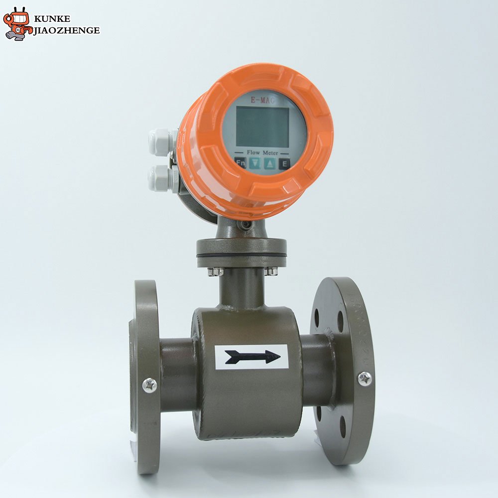 DN40 Electromagnetic Flowmeter Stainless Steel Magnetic Liquid and Fluid Meter for Water Gas Air Measurement OEM Supported