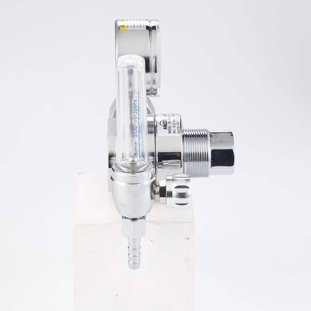 HG13F Single Stage Output Brass Pressure Regulator Compressed Air Specialty Gas Lab Chrome Plated Valve