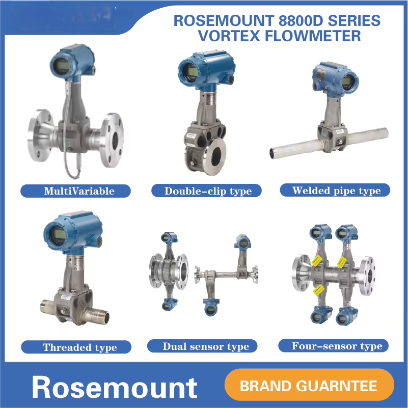 High Quality 100% Original Vortex Flowmeter 8800DF015S DN15 For Measure The Volumetric Flow Rate Of Gaseous Liquid Vapors