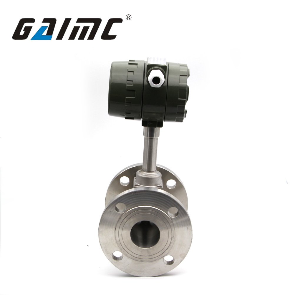 GVF100 RS485 Compressed Gas Co2 Flow Meter Carbon Dioxide Nitrogen vortex Flow Meter for Boiler Steam vortex Flow Meter Price
