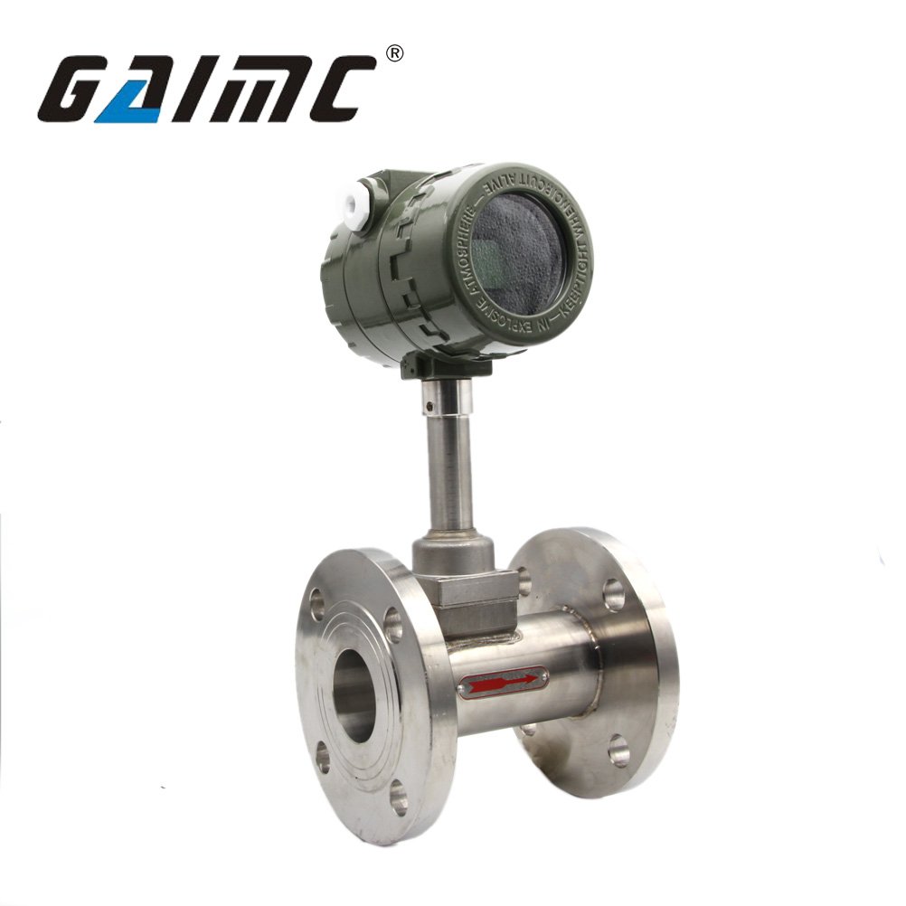 GVF100 RS485 Compressed Gas Co2 Flow Meter Carbon Dioxide Nitrogen vortex Flow Meter for Boiler Steam vortex Flow Meter Price