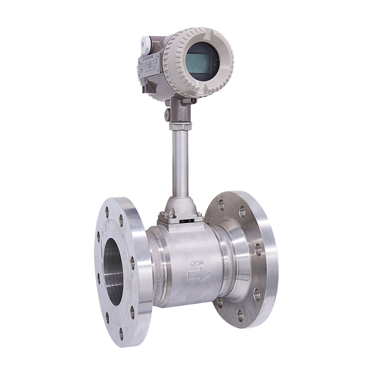 High Accuracy 4-20mA Natural Gas / Compressed Air Steam Flow Meter Vortex Flow Meter Manufacture