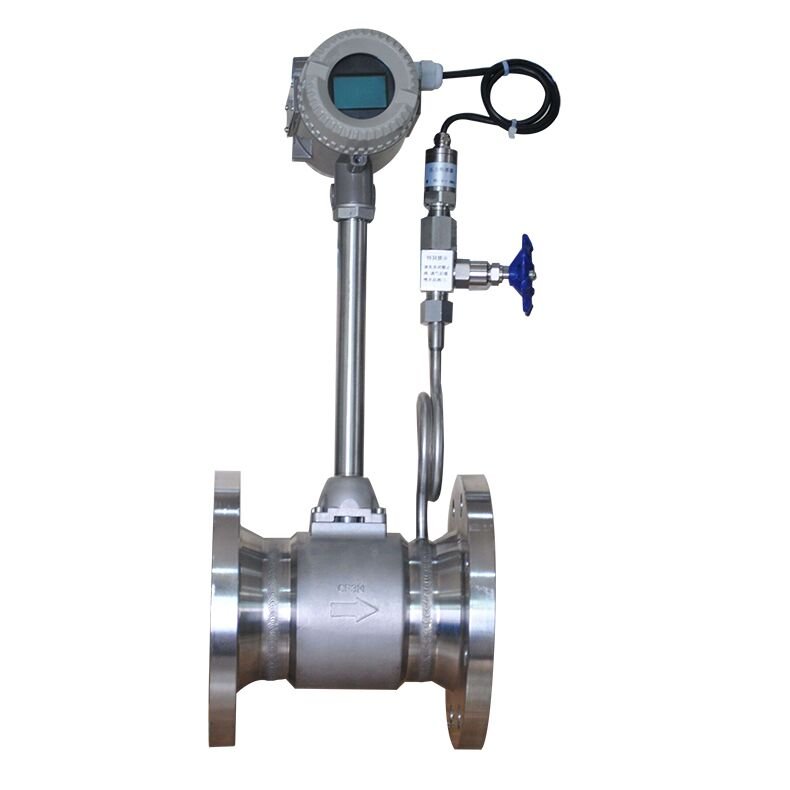 High Accuracy 4-20mA Natural Gas / Compressed Air Steam Flow Meter Vortex Flow Meter Manufacture