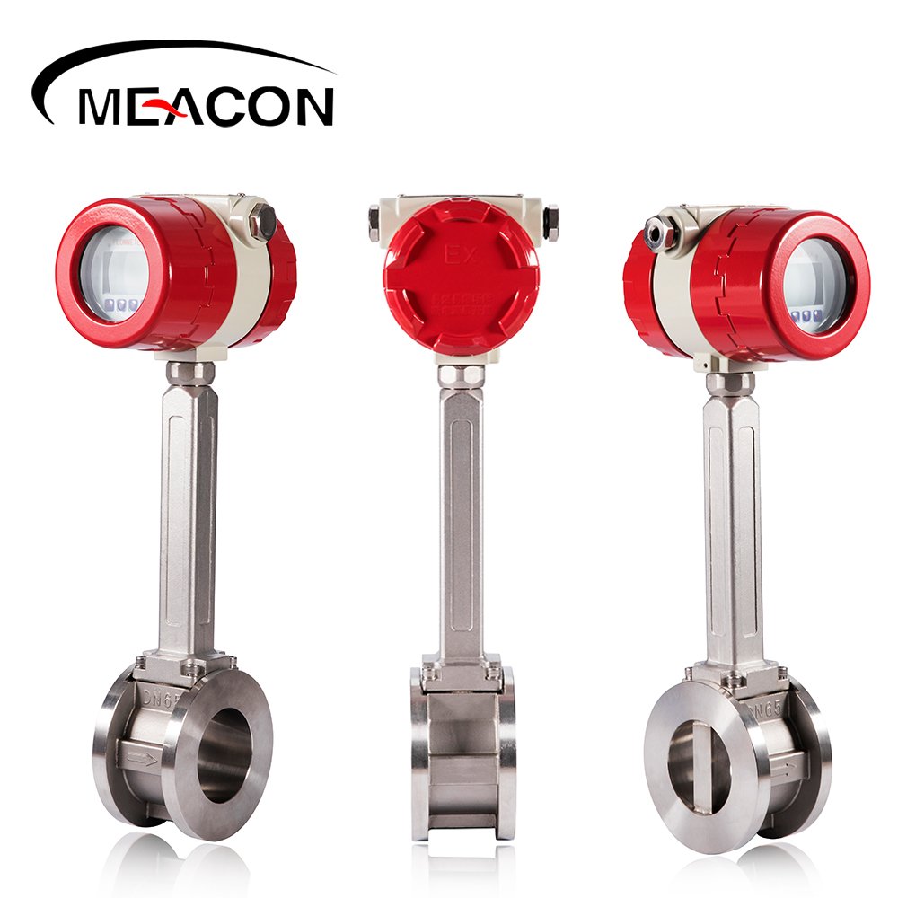 Swirl Wafer Vortex Flow Meter Saturation Steam and Oil Whirlpool Process Control for Water Gas Air