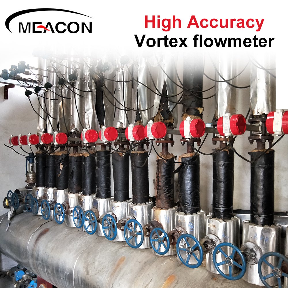 Swirl Wafer Vortex Flow Meter Saturation Steam and Oil Whirlpool Process Control for Water Gas Air