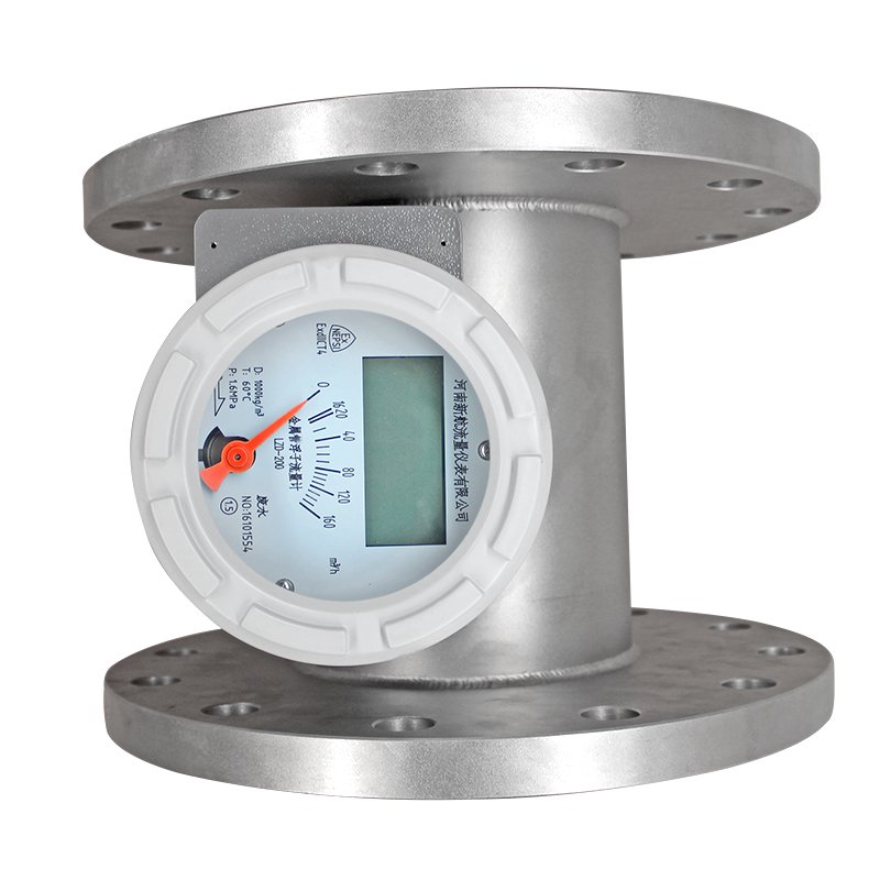 Stainless Steel Digital LCD Display Integral Flowmeter Sunflower Oil Multi-Media Fluid Measurement Customizable OEM Support