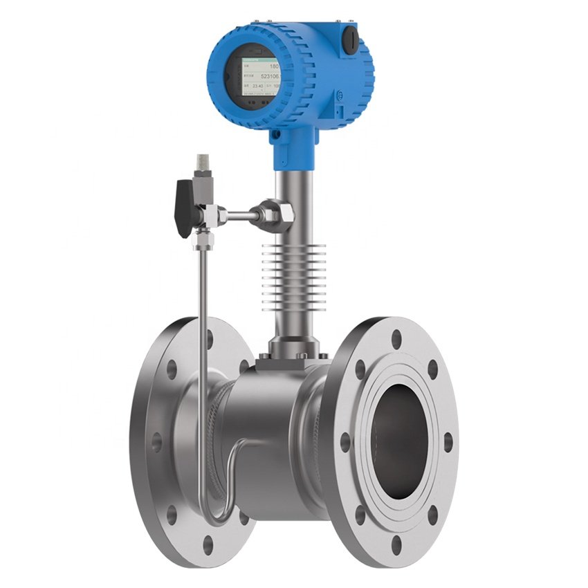 High Quality Gas Air Flowmeter Price Vortex Flow Meter Sensor for Gas Air Steam Vortex Flowmeter