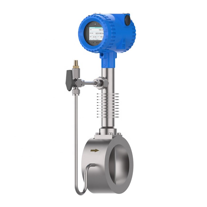 High Quality Gas Air Flowmeter Price Vortex Flow Meter Sensor for Gas Air Steam Vortex Flowmeter
