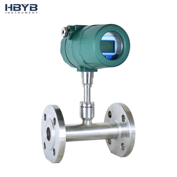 High Temperature Smart 304ss Carbon Dioxide Hydrogen Chlorine Flange Thermal Gas Mass Flow Meter