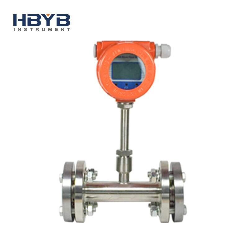 High Temperature Smart 304ss Carbon Dioxide Hydrogen Chlorine Flange Thermal Gas Mass Flow Meter