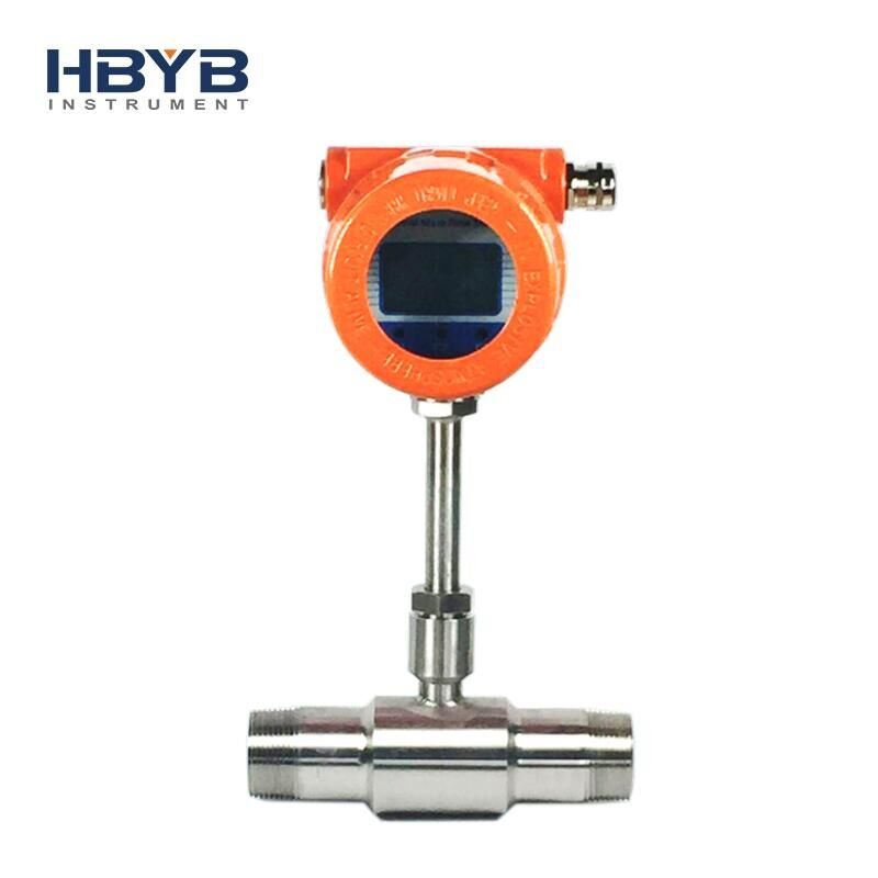 High Temperature Smart 304ss Carbon Dioxide Hydrogen Chlorine Flange Thermal Gas Mass Flow Meter