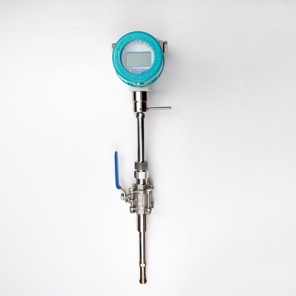 Insertion Nitrogen Flow Meter Compressed Air Steam Argon Thermal Gas Mass Flow Meter DN1000 Gas Flow Meter