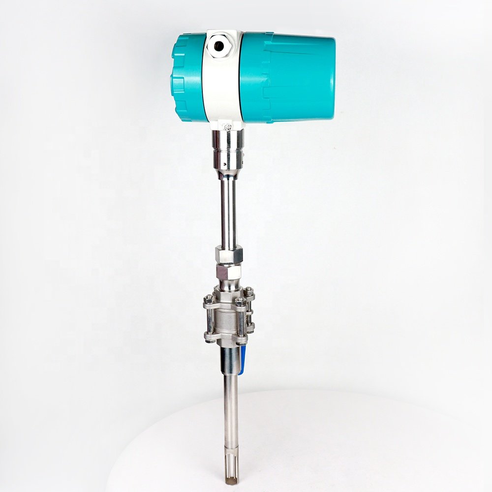 Insertion Nitrogen Flow Meter Compressed Air Steam Argon Thermal Gas Mass Flow Meter DN1000 Gas Flow Meter