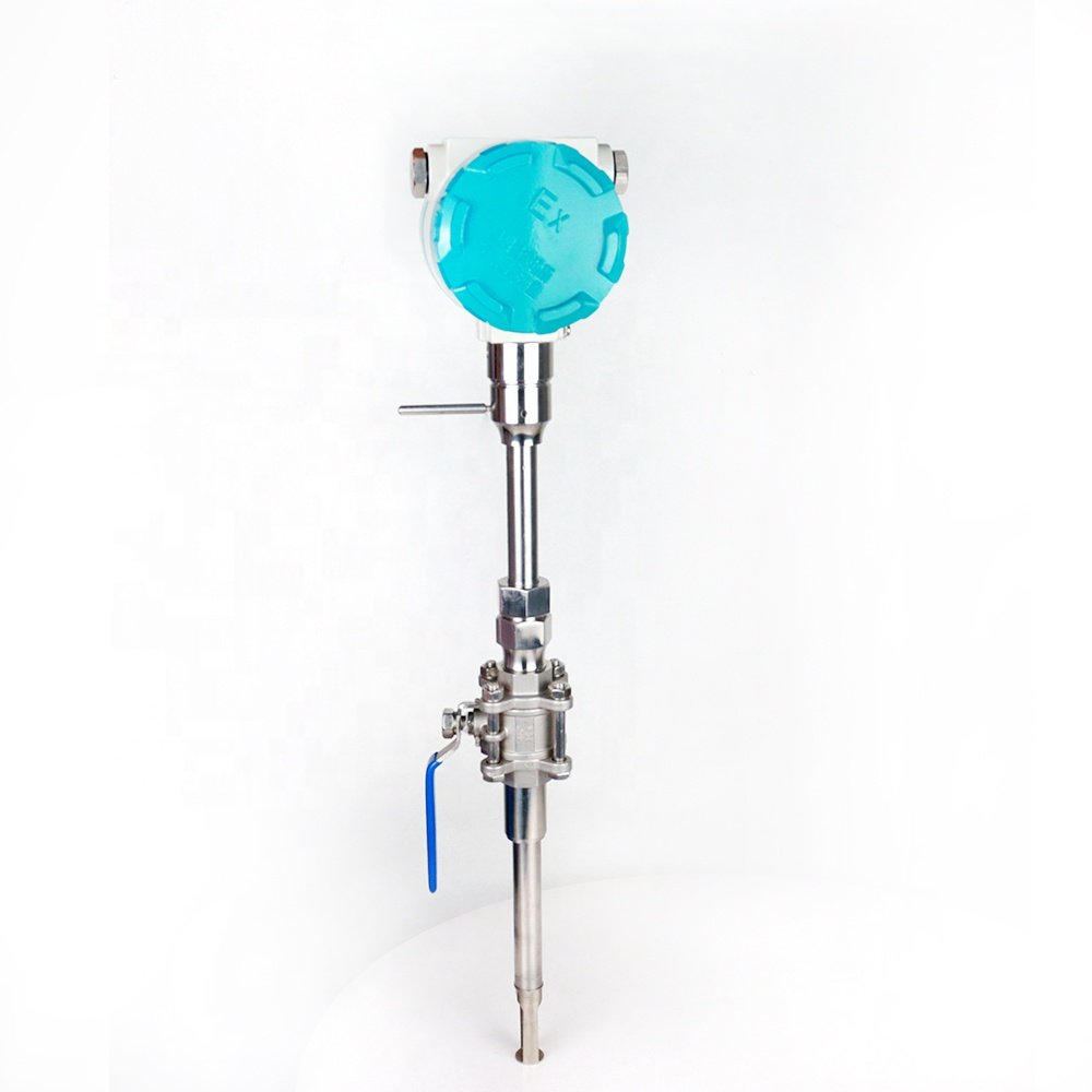 Insertion Nitrogen Flow Meter Compressed Air Steam Argon Thermal Gas Mass Flow Meter DN1000 Gas Flow Meter