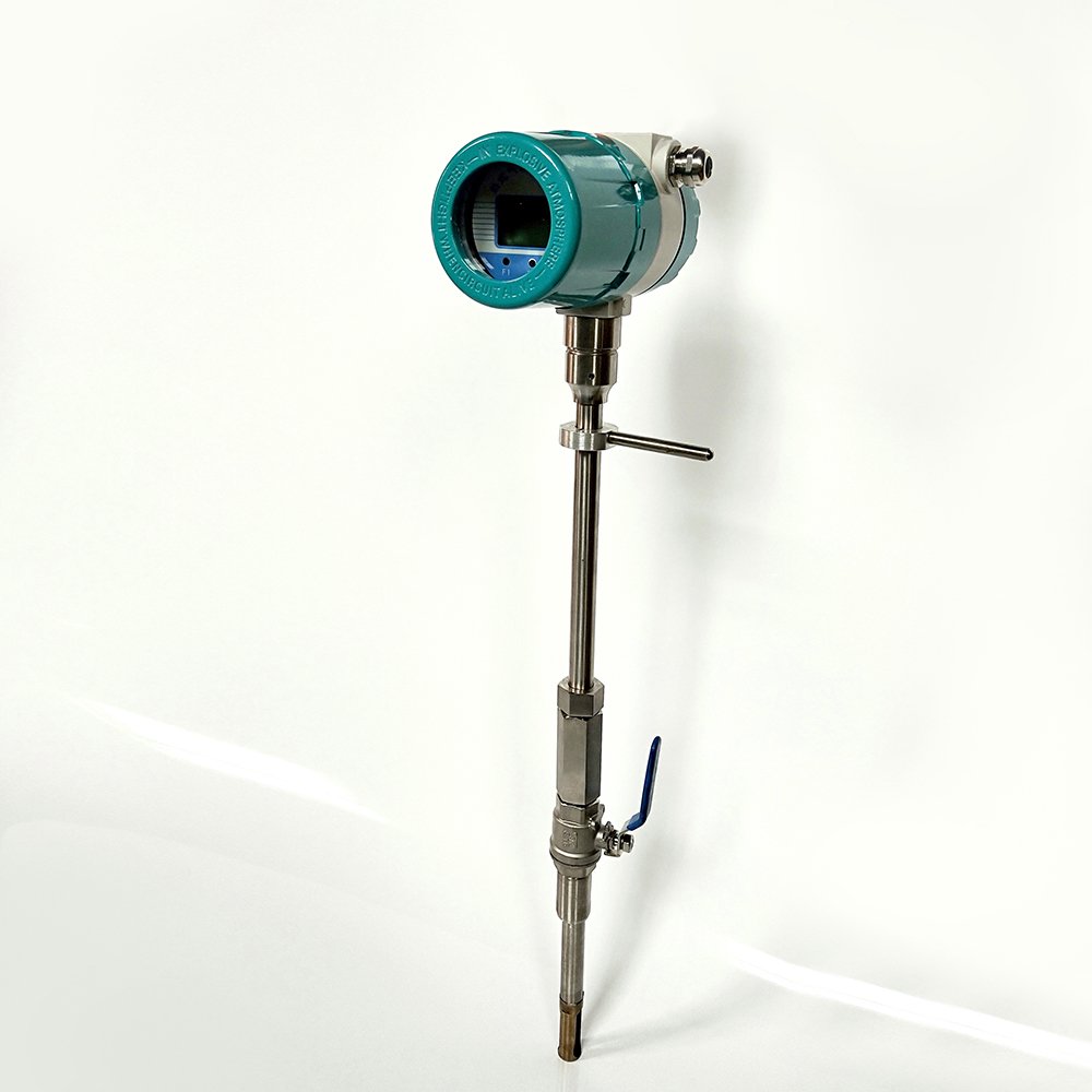 Insertion Nitrogen Flow Meter Compressed Air Steam Argon Thermal Gas Mass Flow Meter DN1000 Gas Flow Meter