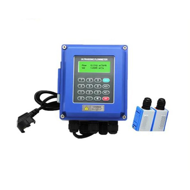 Yheng TUF-2000B Ultrasonic Flow Meter External Clamp Sensor Ultrasonic Flowmeter for Water Oil OEM Customization Supported
