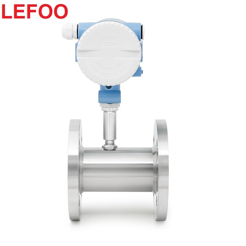 LEFOO DN25 Turbine Flowmeter High Accuracy Turbine Flow Meter with Digital LCD Display
