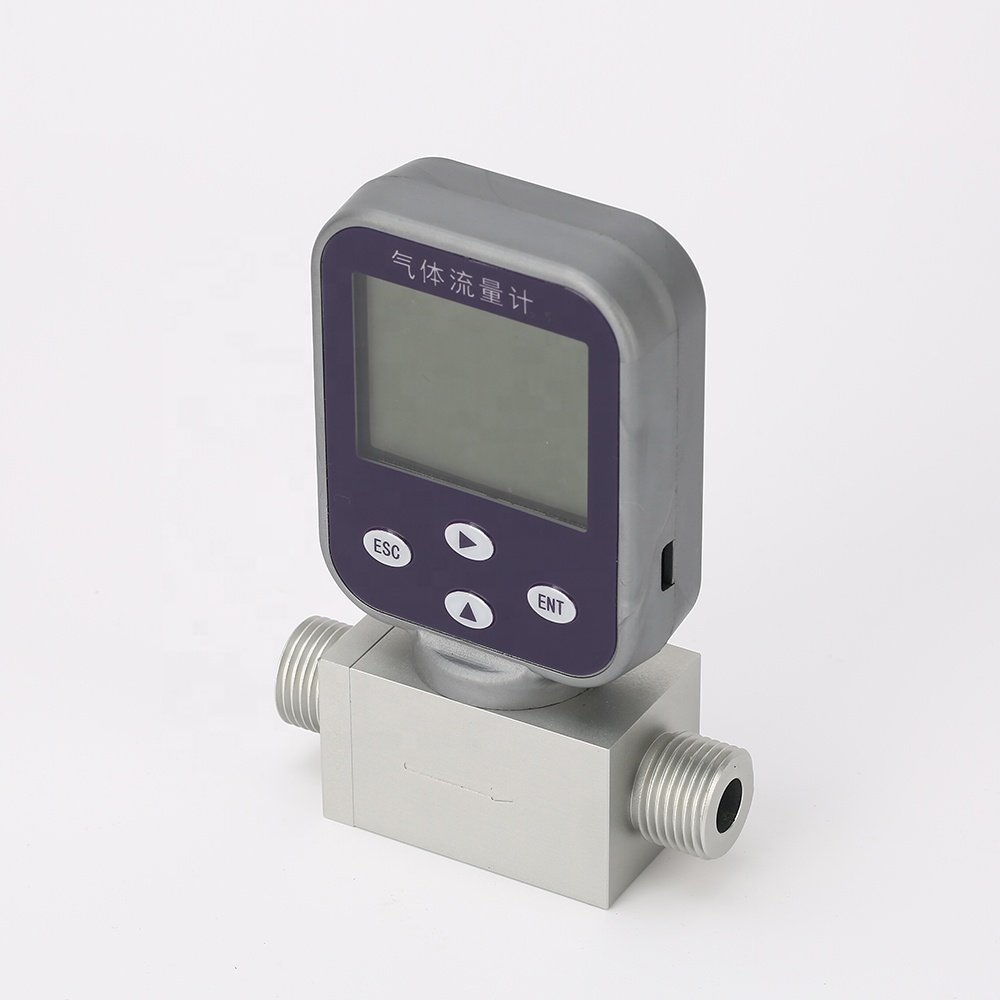DN10 DN20 DN25 Micro Flow Compressed Air Flow Meter Compressed Air Flowmeter Lpg Thermal Mass Flowmeter
