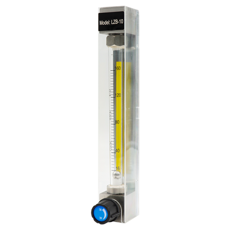 Gas Air Water Liquid Glass Tube Flow Meter Pipe Rotameter