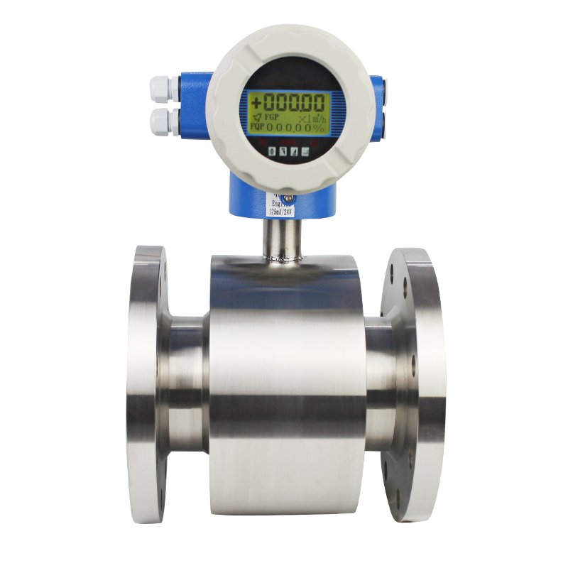 Digital Electromagnetic Water Flowmeter Flange Flow Meterelectro Magnetic Flow Meter Electromagnetic Flowmeter Flow Transmitter