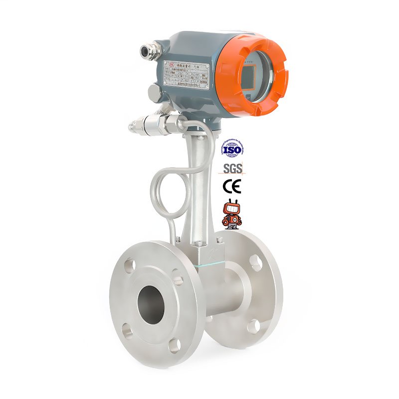 Digital air Oxygen Vortex Steam Flowmeter Insert vortex Flowmeter Butane Smart Gas Flow Meter