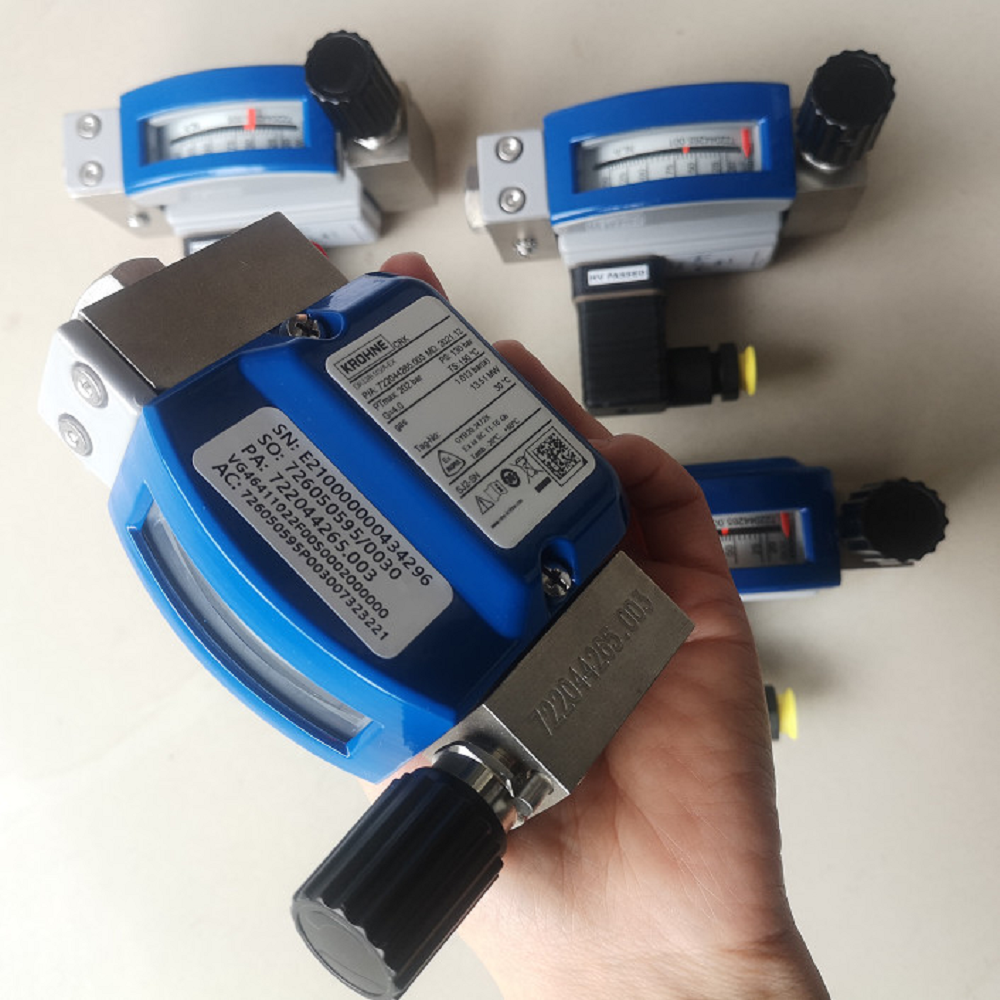 Original Krohne DK32/34 K 4-20 MA HART Variable Area Flowmeter with NAMUR Limit Switches