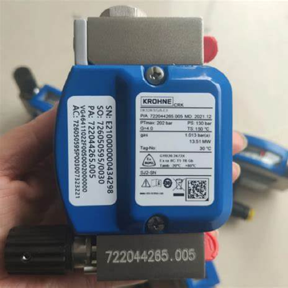 Original Krohne DK32/34 K 4-20 MA HART Variable Area Flowmeter with NAMUR Limit Switches