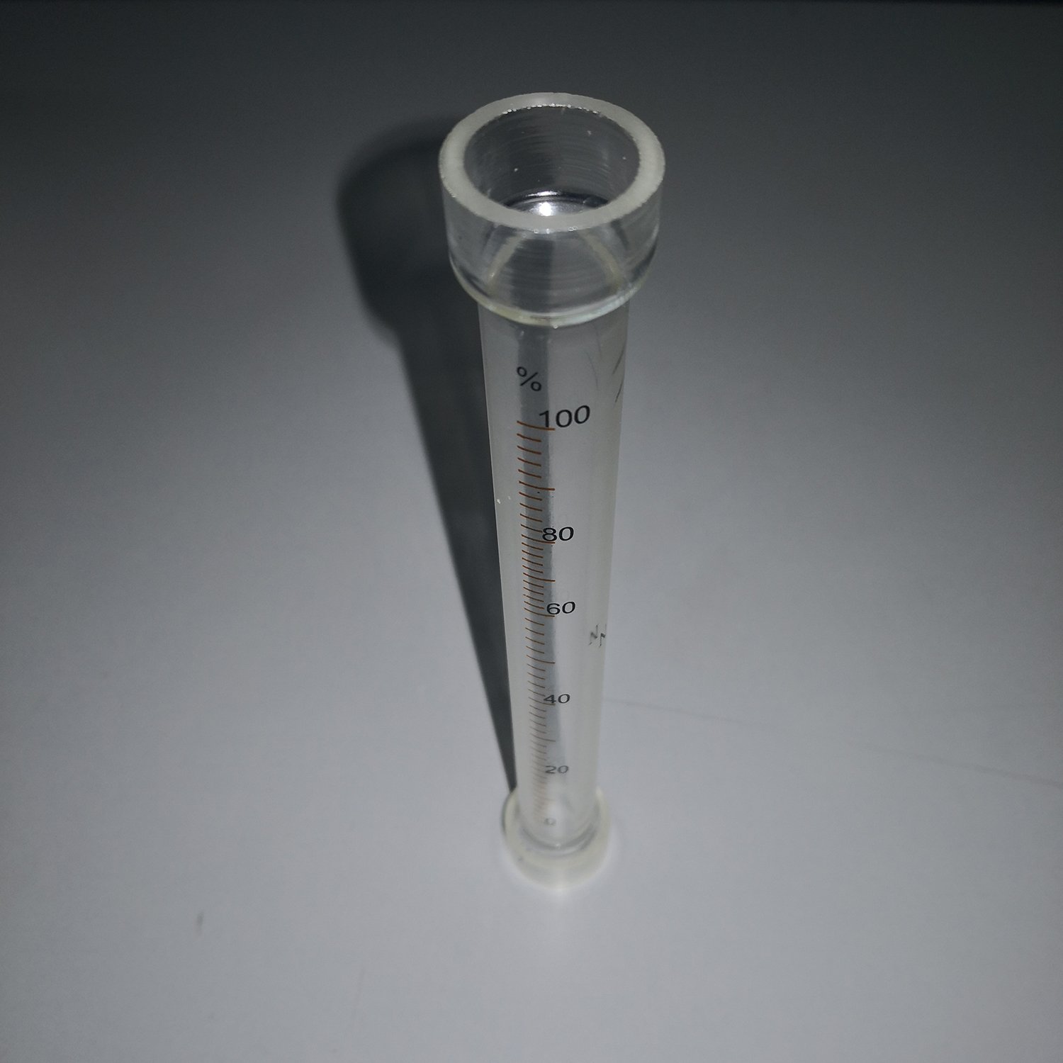 Borosilicate Glass Pipe with Scale Flow Meter Use Conical Type Sepcial Flared Ends Glass Tube