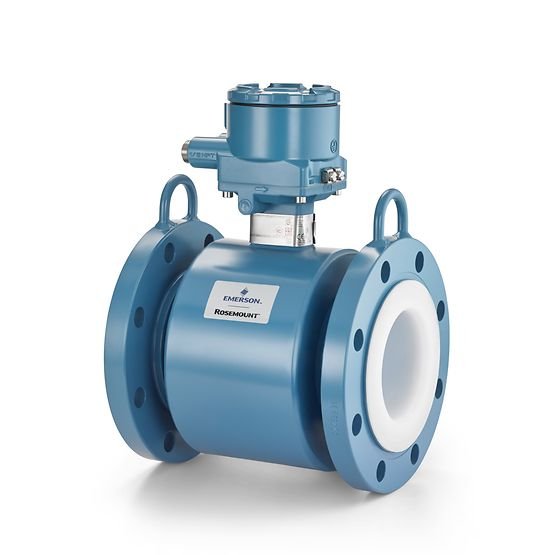 Emerson Rosemount 8705 Flanged Magnetic Water Flow Meter