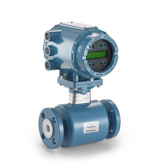 Emerson Rosemount 8705 Flanged Magnetic Water Flow Meter
