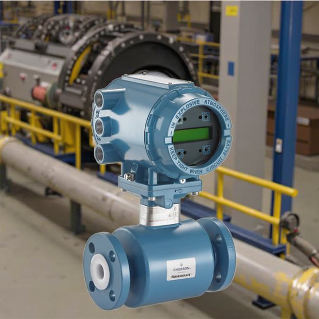 Emerson Rosemount 8705 Flanged Magnetic Water Flow Meter