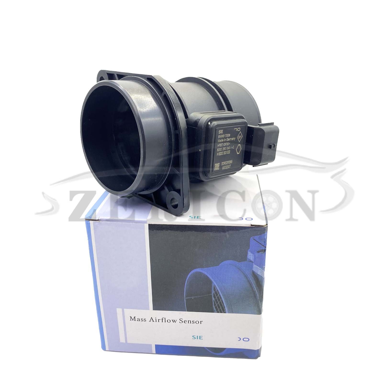 Automotive Parts OE 93856812 8200280060 5WK97008 for Renault Kangoo Kangoo Megane Scenic MkII MAF Sensor Air Flow Meter Assembly