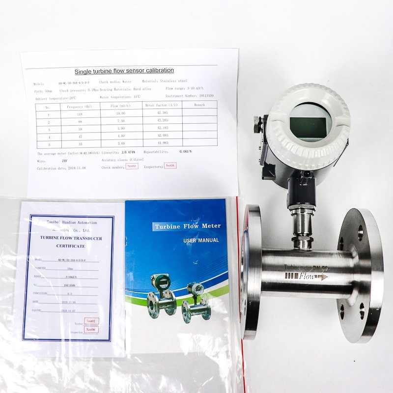 Food Grade Turbine Flow Meter for Palm Oil Flowmeter Water 10000 Lpm2 Inch Water Flow Meter